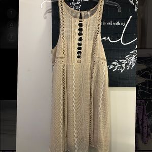 CREAM COLORED FREE PEOPLE DRESS